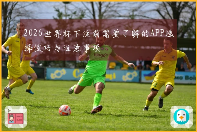 2026世界杯下注前需要了解的APP选择技巧与注意事项