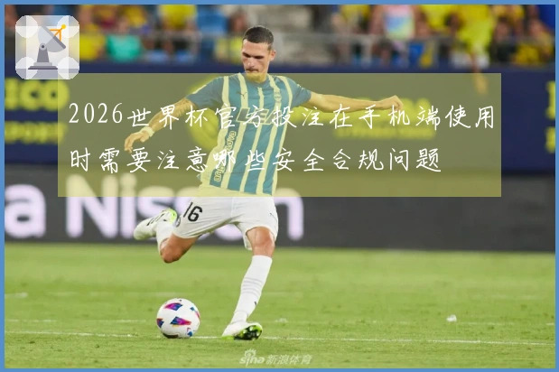 2026世界杯官方投注在手机端使用时需要注意哪些安全合规问题